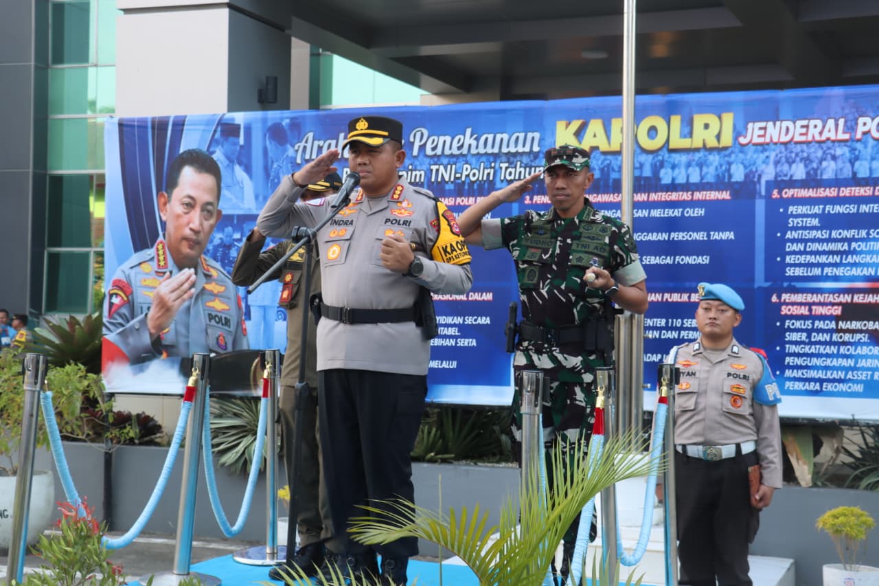 Apel Gabungan, Polresta Tangerang dan Forkopimda Siap Amankan Malam Takbiran