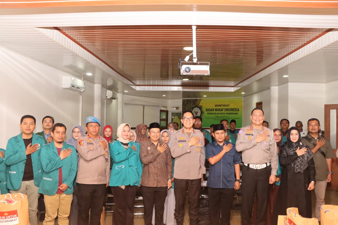 Sinergi Tanpa Batas: Polres Metro Tangerang Kota Gelar Halal Bihalal dan Bakti Sosial Bersama Mahas